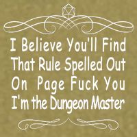I Believe You'll That Rule Dungeon Master Garment-Dyed Women's Muscle Tee