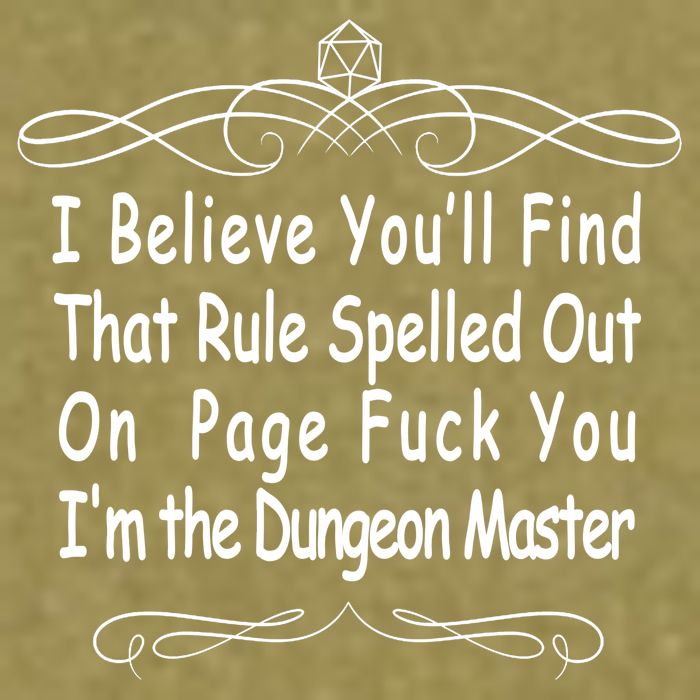 I Believe You'll That Rule Dungeon Master Garment-Dyed Women's Muscle Tee