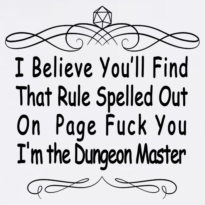 I Believe You'll That Rule Dungeon Master Garment-Dyed Sweatshirt
