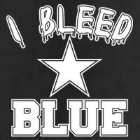 I Bleed Blue Dallas, Texas Fan Pride Adult Drive Performance Visor