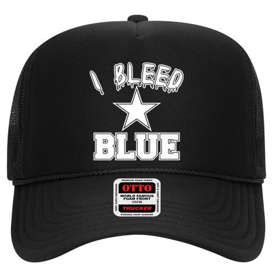 I Bleed Blue Dallas, Texas Fan Pride Trucker Hat