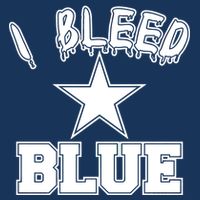 I Bleed Blue Dallas, Texas Fan Pride Premium T-Shirt