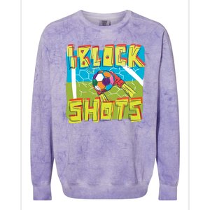 I Block Shots Colorblast Crewneck Sweatshirt