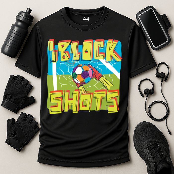 I Block Shots Cooling Performance Crew T-Shirt