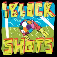 I Block Shots Drawstring Bag