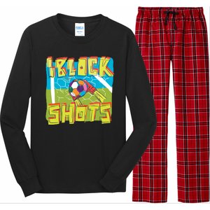 I Block Shots Long Sleeve Pajama Set