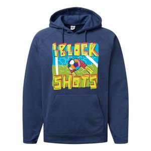 I Block Shots Performance Fleece Hoodie