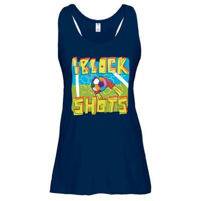 I Block Shots Ladies Essential Flowy Tank