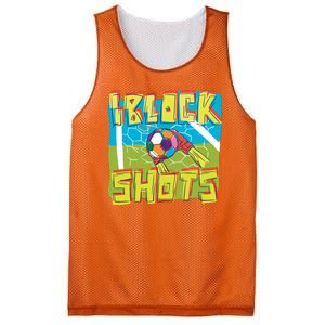 I Block Shots Mesh Reversible Basketball Jersey Tank