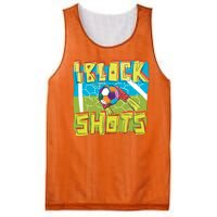 I Block Shots Mesh Reversible Basketball Jersey Tank