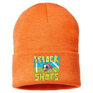 I Block Shots Sustainable Knit Beanie