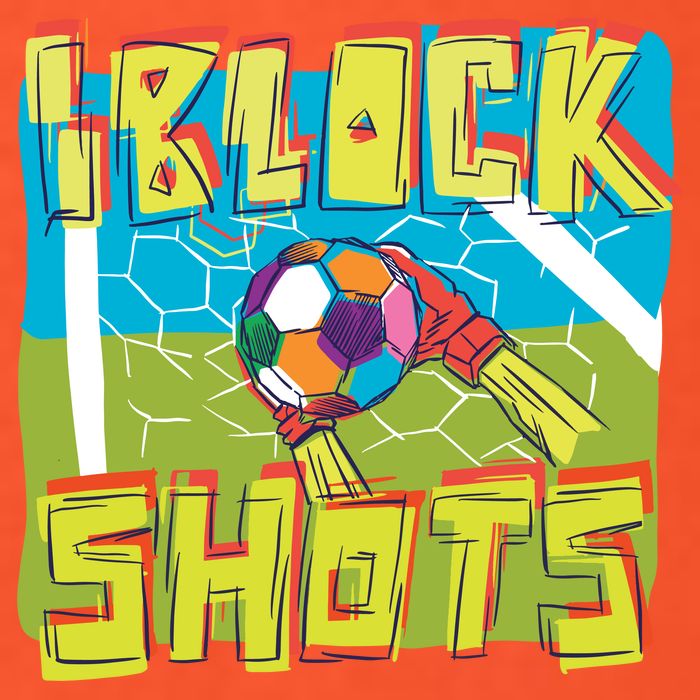 I Block Shots Kids T-Shirt