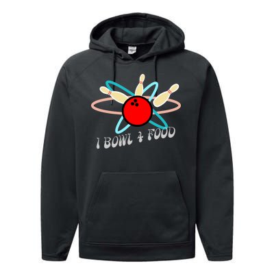 I Bowl For Food Performance Fleece Hoodie