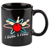 I Bowl For Food 11oz C Handle Ceramic Mug