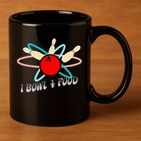 I Bowl For Food 11oz C Handle Ceramic Mug