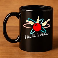 I Bowl For Food 11oz C Handle Ceramic Mug