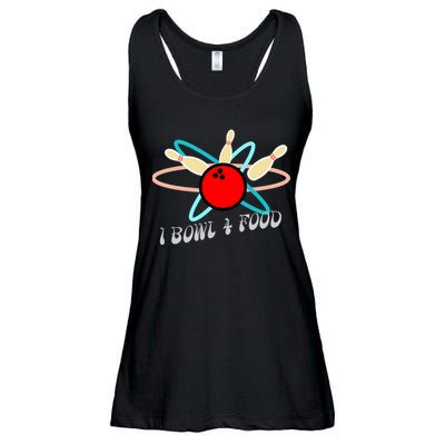 I Bowl For Food Ladies Essential Flowy Tank