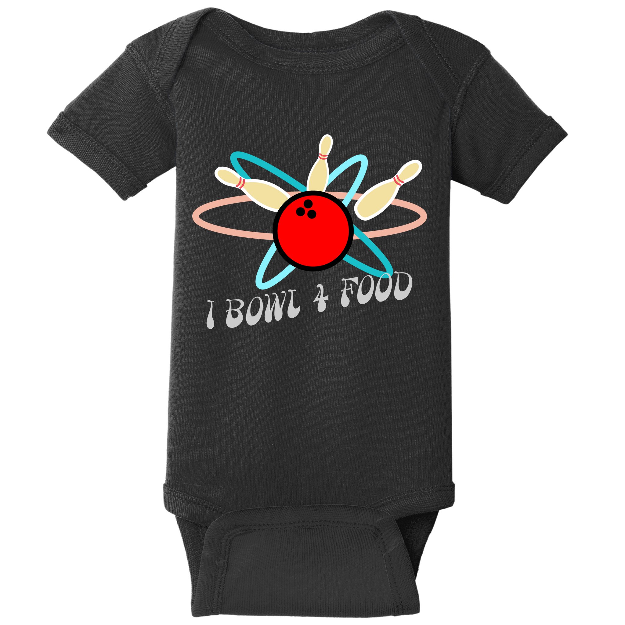 I Bowl For Food Baby Bodysuit
