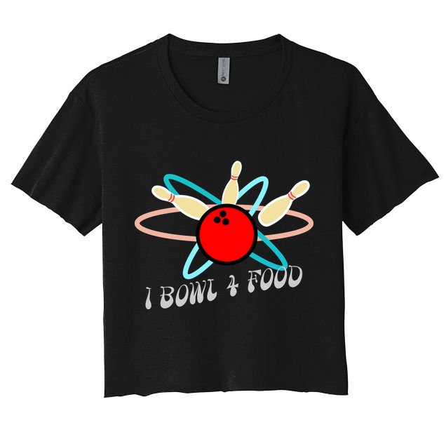 I Bowl For Food Crop Top