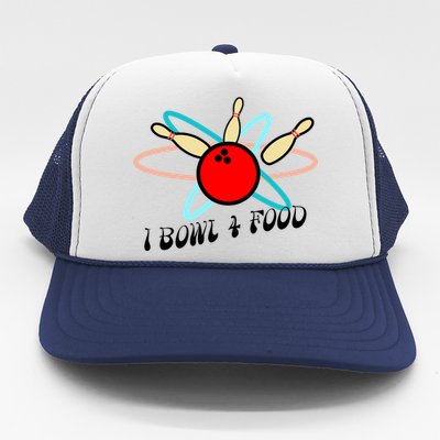 I Bowl For Food Trucker Hat