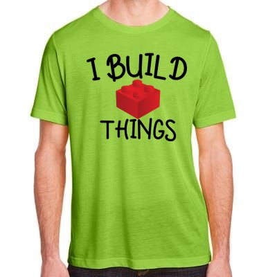 I Build Things Building Blocks Adult ChromaSoft Performance T-Shirt