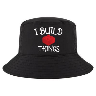 I Build Things Building Blocks Cool Comfort Performance Bucket Hat