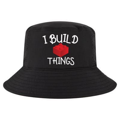 I Build Things Building Blocks Cool Comfort Performance Bucket Hat