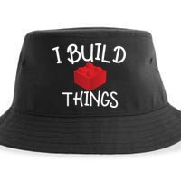 I Build Things Building Blocks Sustainable Bucket Hat