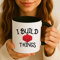 I Build Things Building Blocks Mug