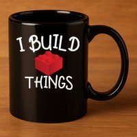 I Build Things Building Blocks 11oz C Handle Ceramic Mug