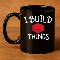 I Build Things Building Blocks 11oz C Handle Ceramic Mug