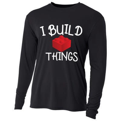I Build Things Building Blocks Cooling Performance Long Sleeve Crew