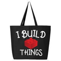 I Build Things Building Blocks 25L Jumbo Tote