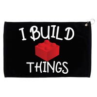 I Build Things Building Blocks Grommeted Golf Towel