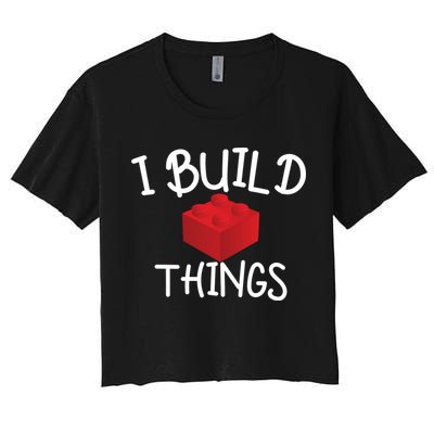 I Build Things Building Blocks Crop Top