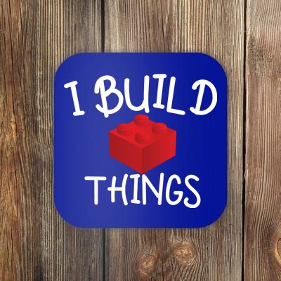 I Build Things Building Blocks Coaster