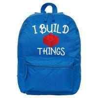 I Build Things Building Blocks 16 in Basic Backpack