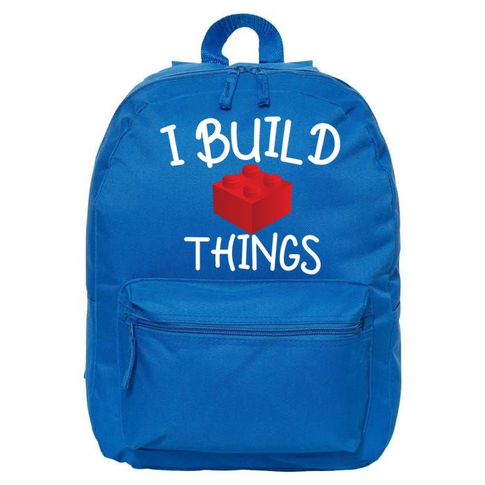 I Build Things Building Blocks 16 in Basic Backpack