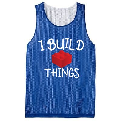 I Build Things Building Blocks Mesh Reversible Basketball Jersey Tank