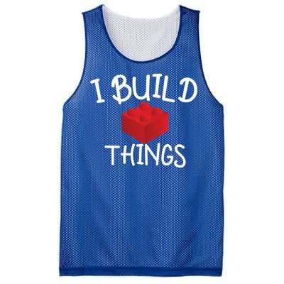 I Build Things Building Blocks Mesh Reversible Basketball Jersey Tank