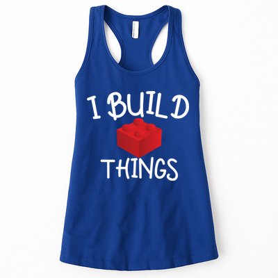 I Build Things Building Blocks Womens Tank Top