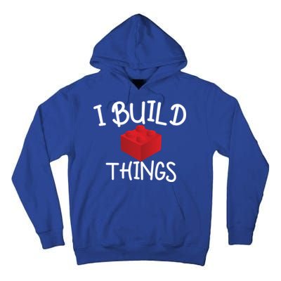 I Build Things Building Blocks Tall Hoodie