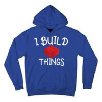 I Build Things Building Blocks Tall Hoodie