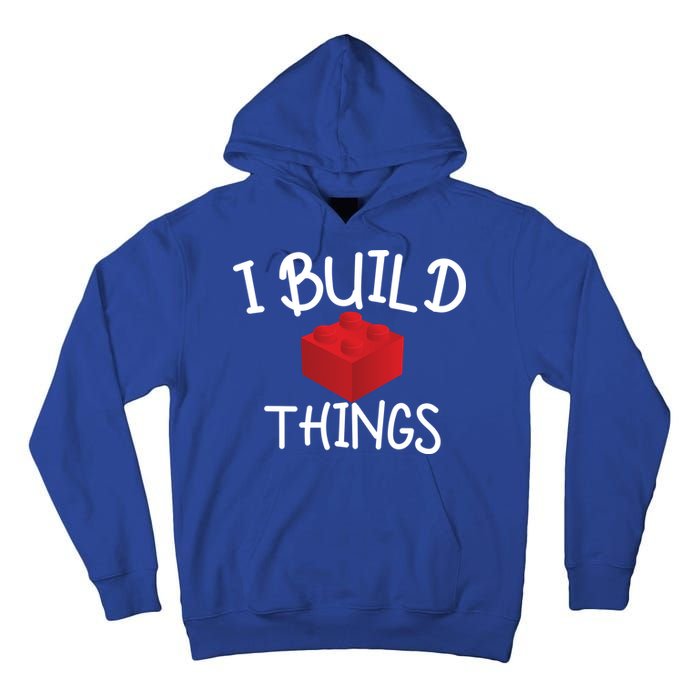 I Build Things Building Blocks Tall Hoodie