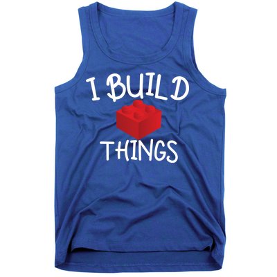 I Build Things Building Blocks Tank Top