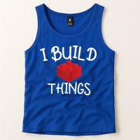 I Build Things Building Blocks Tank Top