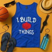 I Build Things Building Blocks Tank Top