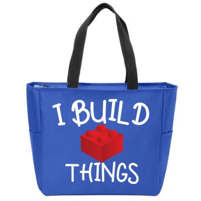 I Build Things Building Blocks Zip Tote Bag