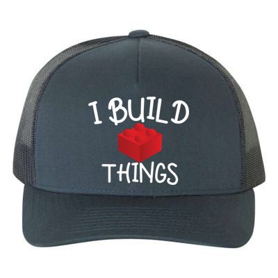 I Build Things Building Blocks Yupoong Adult 5-Panel Trucker Hat