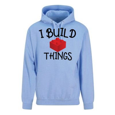 I Build Things Building Blocks Unisex Surf Hoodie